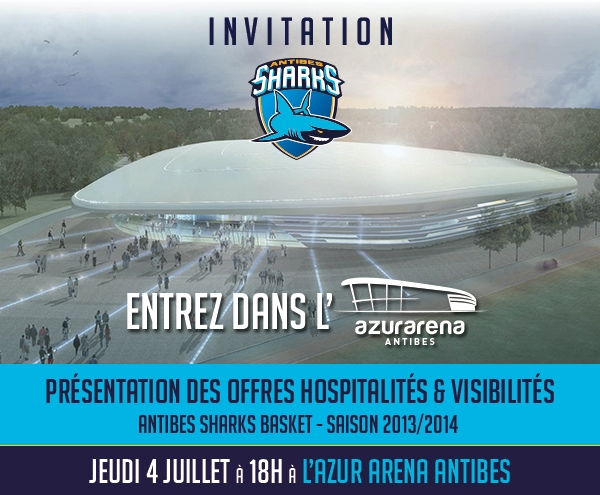 Invitation Sharks d'Antibes