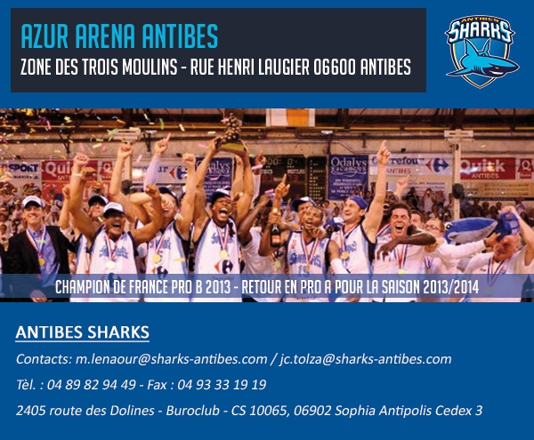 Invitation Sharks d'Antibes