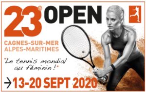 Photo du 23e Open de tennis féminin du 13 au 20sept 2020 à Cagnes sur mer