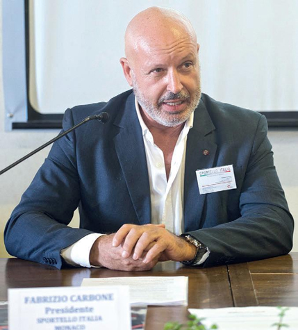 Déjeuner Mardi 13 décembre 2022 avec Fabrizio CARBONE à Monaco